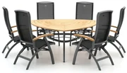 Hartman Da Vinci/Triangular 170cm dining tuinset 7-delig
