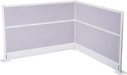 VEVOR scheidingswanden, privacyschermen, 2-pack, 72 x 48 inch, ruimteverdelers, PET-werkplekscherm met stopcontactafdekkingen, vrijstaande vouwschermen voor kantoor, bibliotheek, school