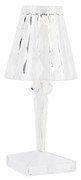 Buitenlamp Tafellamp transparant incl. LED IP54 oplaadbaar - Crystal Klassiek / Antiek IP54 Buitenverlichting rond Lamp