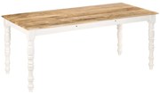 vidaXL Eettafel 180x90x76 cm massief mangohout