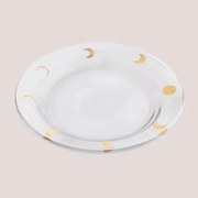 Set Van 4 Dessertborden In Glas Exton Transparant - Sklum