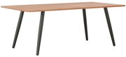 vidaXL Salontafel 120x60x46 cm zwart en bruin