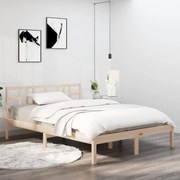 vidaXL Bedframe massief hout 140x190 cm