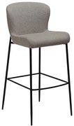 Dan-Form Glam Design Barstoel Boucle Grijsbruin