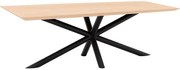 Goossens Excellent Eettafel Gs-1302, 220 x 100 cm rechthoekig