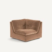 Modulaire 90° hoek in fluweel, GIULIANO