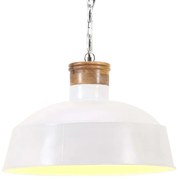 vidaXL Hanglamp industrieel E27 58 cm wit