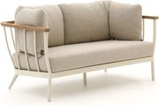 + 10% kassakorting | Loungebank Tuin Apple Bee  | Aluminium | 2 personen | Tuinbank Wit | 150cm | Incl. kussens | Kees Smit Tuinmeubelen