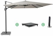 Platinum Challenger zweefparasol 4x3m T1 (incl. voet en hoes) manhattan