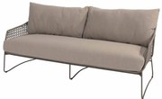 4 Seasons Outdoor Moretti 3-zits loungebank terre SALE Loungebank   bruin weerbestendig