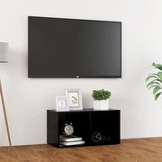 vidaXL Tv-meubel 72x35x36,5 cm spaanplaat zwart