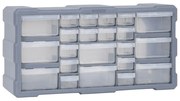 vidaXL Organiser met 22 lades 49x16x25,5 cm