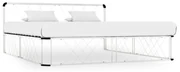 vidaXL Bedframe metaal wit 200x200 cm