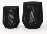 Handgeweven wasmanden van touw, 2-delig