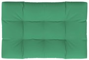 vidaXL Bankkussen pallet 120x80x10 cm groen