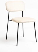 Vius stoel van zwart fluweel