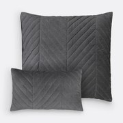 Gematelasseerde kussenhoes in fluweel, Milano