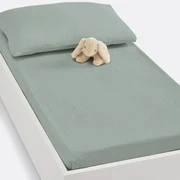 Hoeslaken voor babybed, effen tetra, Kumla