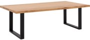 Goossens Eettafel Blade, Strak blad 240 x 100 cm 6 cm dik