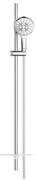 GROHE Rainshower SmartActive 130 Glijstangset - 90 cm - ronde handdouche - 3 straalsoorten - gladde handdouche - met zeepschaal - chroom 26548000