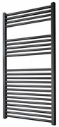 Sanicare design handdoekradiator 60x112cm zwart mat