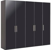 Goossens Kledingkast Easy Storage Ddk, Kledingkast 253 cm breed, 220 cm hoog, 5x draaideur