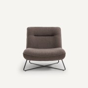 Fauteuil in bouclé stof, Helma