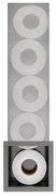 Hotbath &MORE Inbouw Reserverol Houder - 16x60x14cm - voor 6 rollen - Geborsteld gunmetal PVD ST016BGP