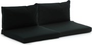 Loungekussen Tuin | Zwart | Dralon | Madison | 73x40cm | Kees Smit Tuinmeubelen