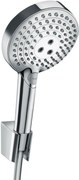 Hansgrohe Raindance Select S PowderRain 3jet badset met Doucheslang 160cm Chroom