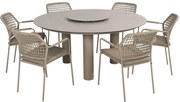 Barista Donato dining tuinset 160xH75 cm 7 delig keramiek latte Taste 4SO