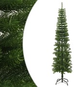 vidaXL Kunstkerstboom met standaard smal 240 cm PE