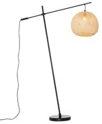 Oosterse buiten vloerlamp bamboe IP44 - RafaelOosters E27 IP44 Buitenverlichting rond