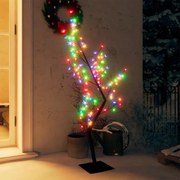 vidaXL Kerstboom met 128 LED's meerkleurig licht kersenbloesem 120 cm