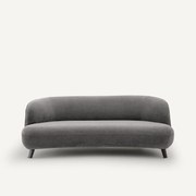 3-zitsbank, stonewashed fluweel, Rosebury, design E. Gallina