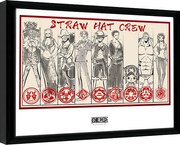 Ingelijste poster One Piece - Straw Hat Crew