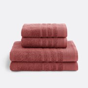 Set van 4 badstof handdoeken 600 g, ZAVARA