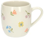 Theemok, steengoed, kleine bloemetjes,Ø 9,5 cm