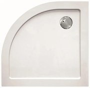 Haceka Belice Douchebak - 90x90x4cm - kwartrond - composiet - glans wit 1159035