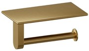 Brauer toiletrolhouder - 18cm - Goud geborsteld 5-GG-223