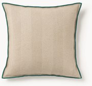 Kussenhoes Agatha met visgraatpatroon