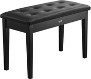 VEVOR Pianokruk 750 x 355 x 490 mm, Pianobank, Pianostoel met hoogwaardige bekleding, Opbergvak voor muziekboeken, Houten pianobank, Krukzitting, Voor kaptafel en woonkamer