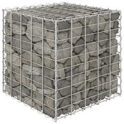 vidaXL Gabion plantenbak verhoogd kubus 50x50x50 cm staaldraad