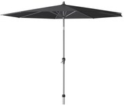 Platinum Riva stokparasol 3 m. rond - Premium - Faded black