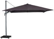 Zweefparasol  300 cm x 300 cm antracite Grijs-antraciet Garden Collections Alegria