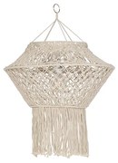 Macrame lampenkap naturel 90 cm Landelijk rond