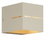 Moderne wandlamp beige G9 vierkant - Transfer