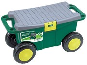 Draper Tools Tuingereedschapswagen en kruk groen 56x27,2x30,4 cm 60852