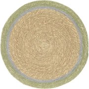 Placemat naturel, zeegras, groen, Ø38 cm