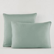 Kussensloop in katoensatijn, Opale